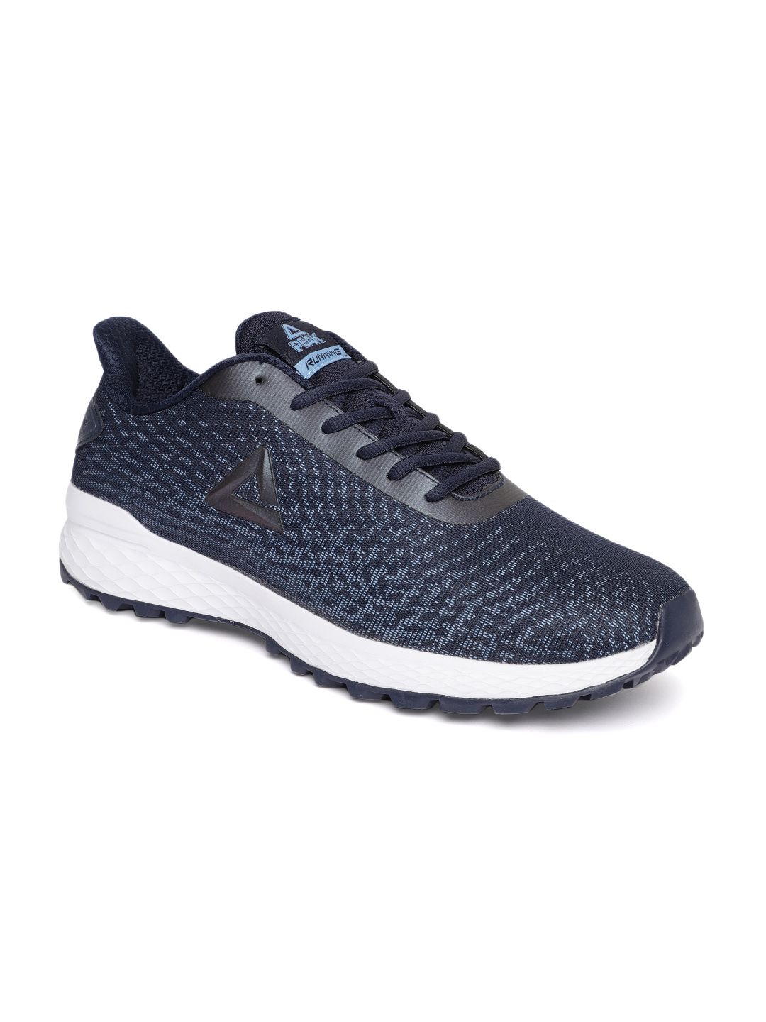 PEAK Men Navy Blue Running Shoes