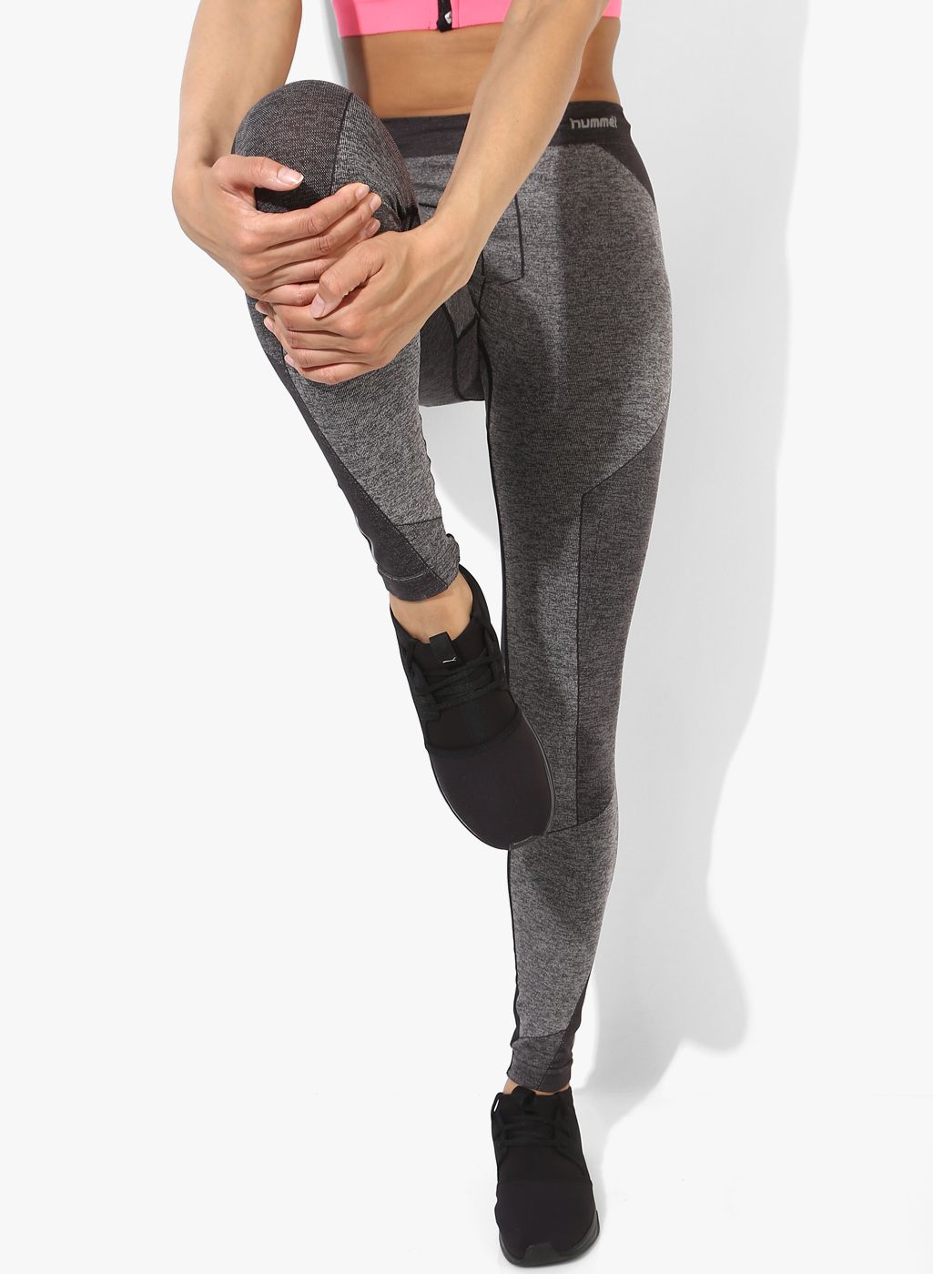 Grey Melange Tights